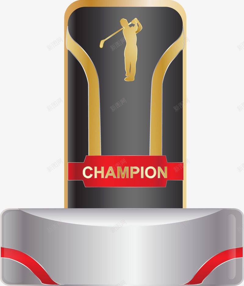 精美高尔夫奖杯png免抠素材_88icon https://88icon.com 奖杯 球杆 精美 高尔夫