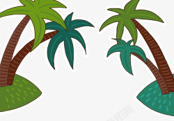 椰子树林素材