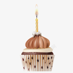 生日蛋糕盒子蜡烛高清图片