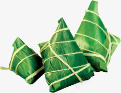 绿色天然粽子食物端午素材