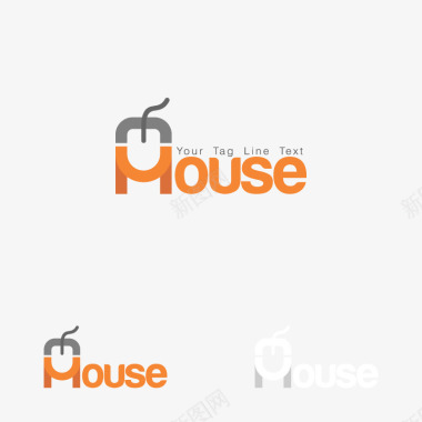 logo设计鼠标LOGO矢量图图标图标