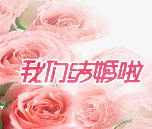 我们结婚了玫瑰花背景png免抠素材_88icon https://88icon.com 婚庆艺术字 平面设计 平面设计元素 玫瑰花 玫瑰花背景 装饰图案