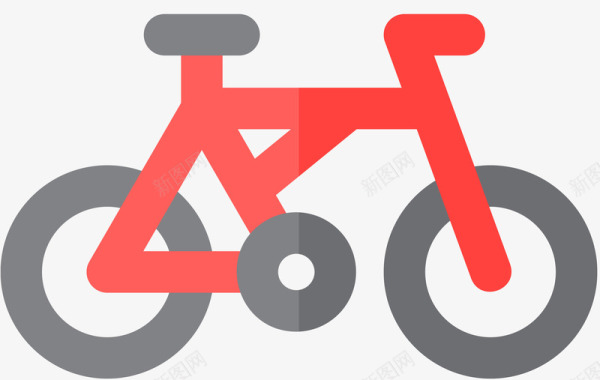 交通旅游自行车图标元素矢量图图标