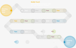 半透明环路进程图素材