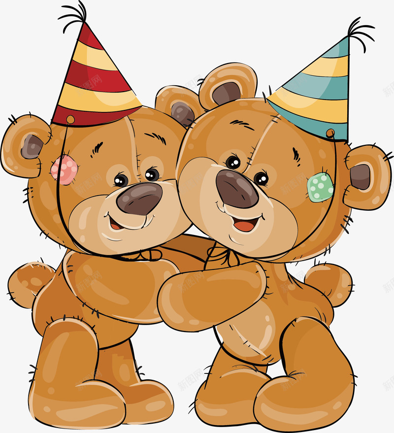 生日派对可爱小熊png免抠素材_88icon https://88icon.com 可爱熊熊 手绘小熊 派对小熊 狂欢派对 生日派对 矢量png