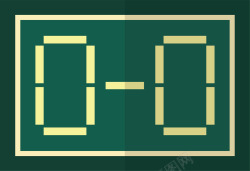 足球运动记分牌手绘足球运动记分牌图标矢量图高清图片