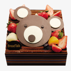 哈尔滨面包新语熊熊之家蛋糕素材