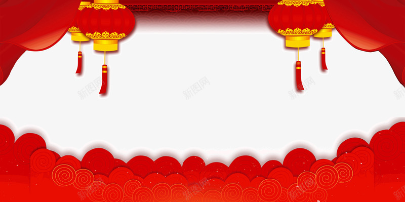 红色立体剪纸新年边框psd免抠素材_88icon https://88icon.com 中国风 传统 海报边框 红色立体剪纸新年边框 节日装饰 装饰 边框