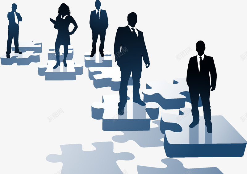 企业人物剪影png免抠素材_88icon https://88icon.com 人物 企业 剪影 商业 商务