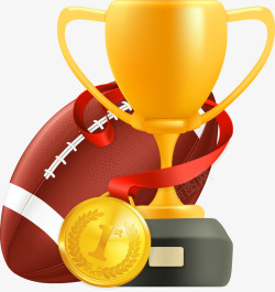 橄榄球比赛橄榄球比赛金奖奖杯高清图片