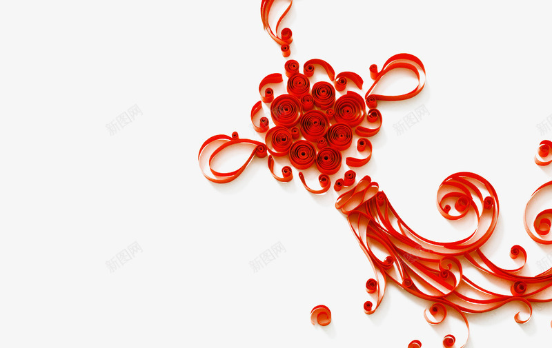 中国风剪纸彩结png免抠素材_88icon https://88icon.com 中国红 中国结 剪纸 彩结 彩色 花带 花结 蝴蝶结