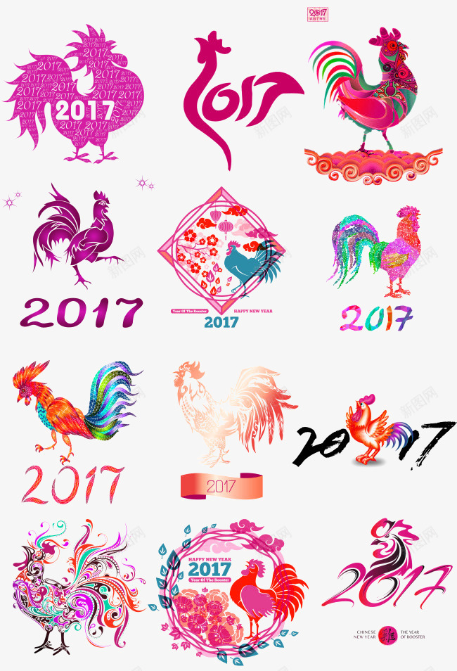 2017公鸡psd免抠素材_88icon https://88icon.com 2017 2017公鸡免费下载 公鸡 剪纸 剪纸公鸡 剪纸鸡 素材 鸡 鸡年