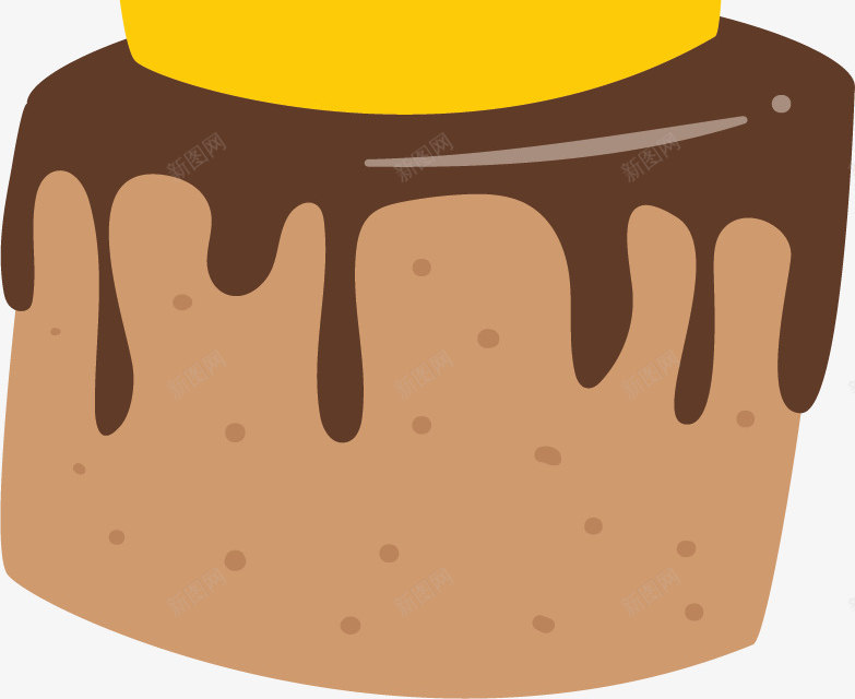三层卡通生日蛋糕矢量图ai免抠素材_88icon https://88icon.com 三层蛋糕 卡通蛋糕 巧克力 生日蛋糕 矢量png 蛋糕 矢量图