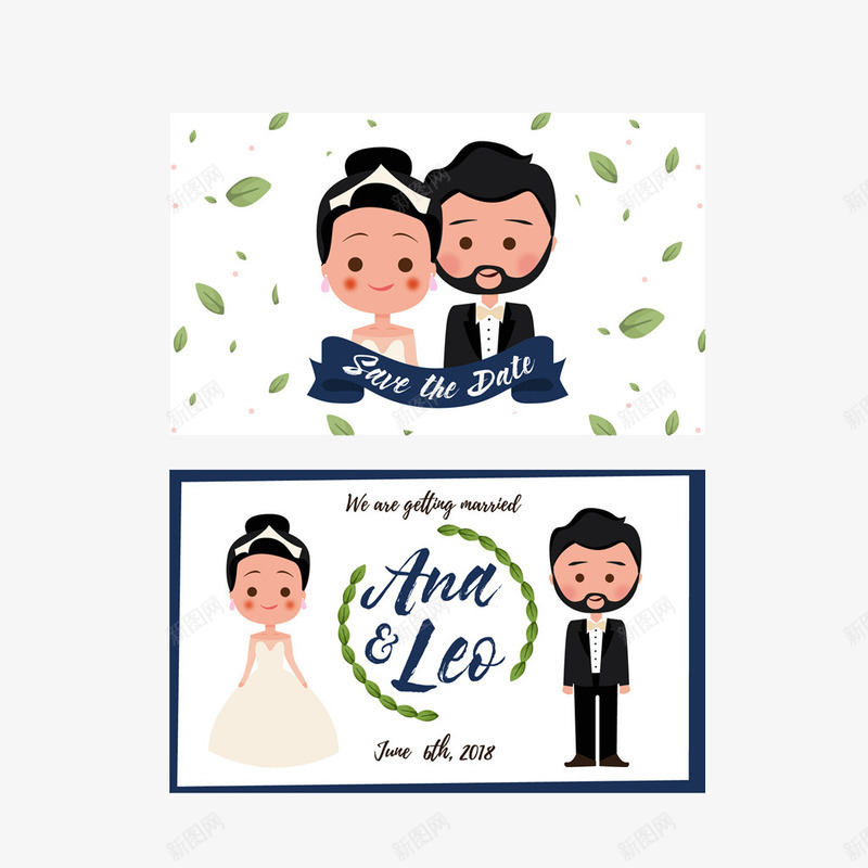 婚礼照片png免抠素材_88icon https://88icon.com 卡通 婚姻 结婚 装饰