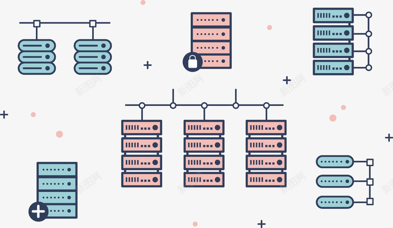 创意构架图矢量图eps免抠素材_88icon https://88icon.com 企业构架图 粉色 矢量图