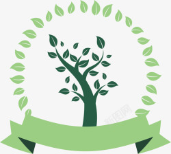 世界环境日绿色小树素材