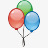 Balloon气球生日快乐事件节日假日方48x48高清图片