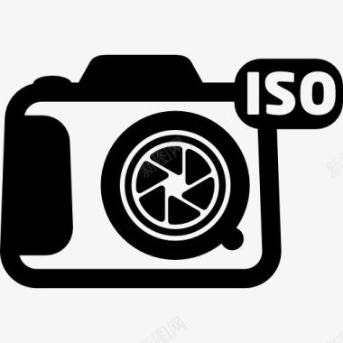 摄相机的ISO符号界面图标图标