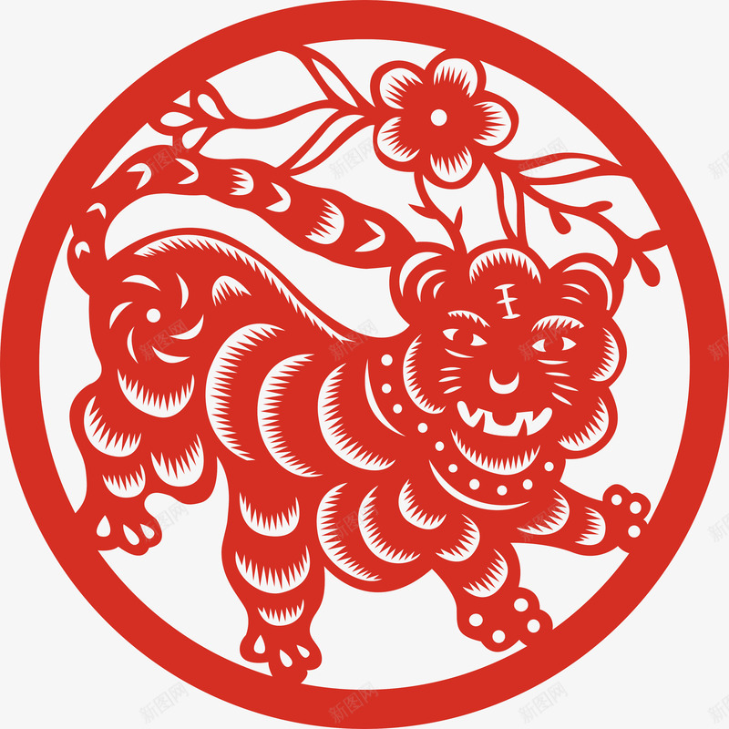 虎png免抠素材_88icon https://88icon.com 2022虎年年会 中国风 剪纸 十二生肖 虎 虎剪纸 虎年 虎年剪纸 虎年图 虎年大吉