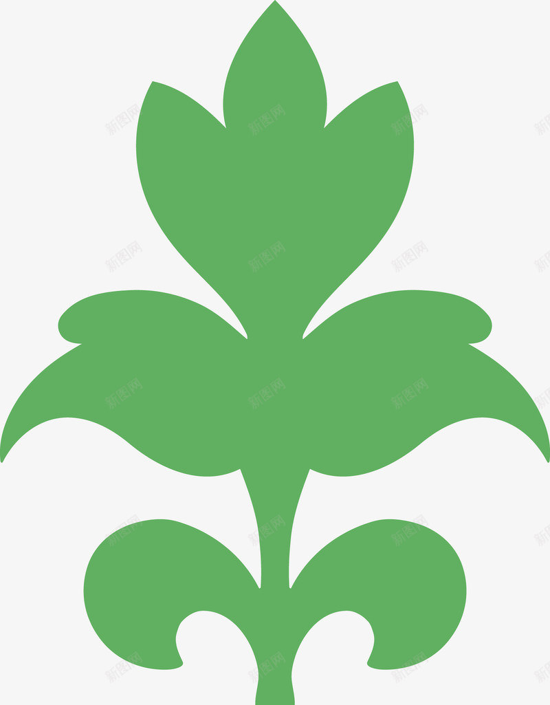 绿色创意花纹png免抠素材_88icon https://88icon.com 几何手绘 手绘花 瑶族花纹 矢量花 线性花 绿色 花 花朵 花纹 装饰