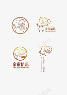 草丛图案佛教金帝LOGO图标图标