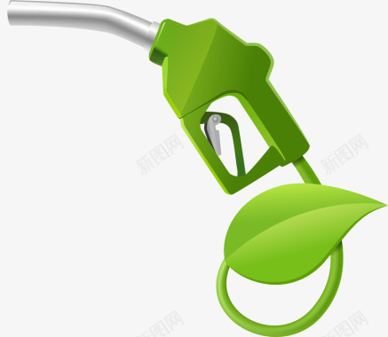 绿色环保绿色加油罐图标图标