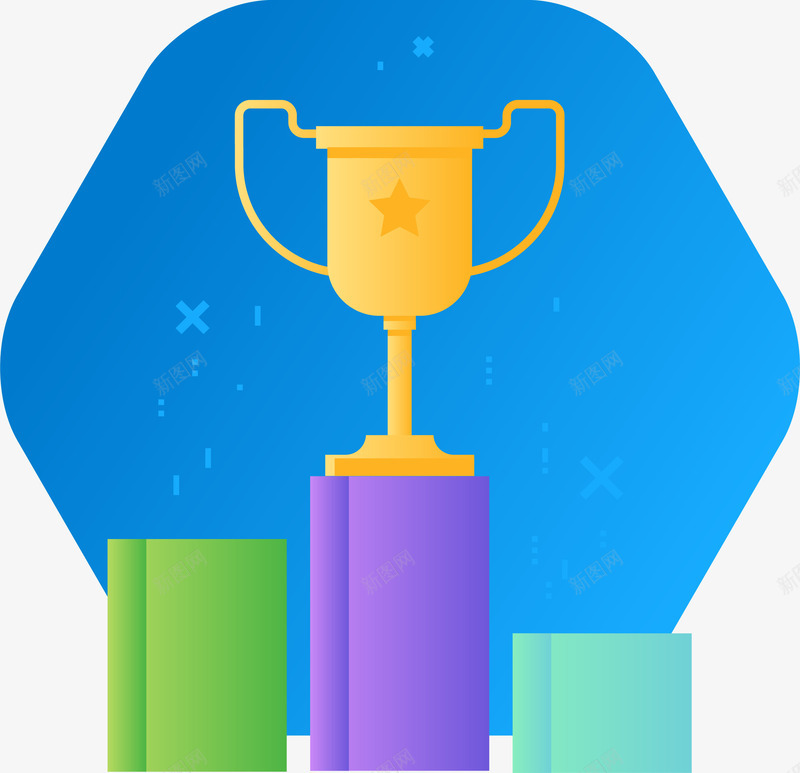 扁平奖杯商务插画矢量图ai免抠素材_88icon https://88icon.com 卡通金融 商务科技扁平图表 奖杯 扁平矢量渐变插画 扁平金融插画 数据 网络 矢量图