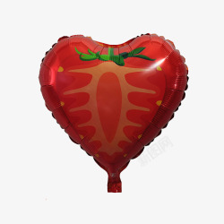 草莓铝箔气球素材