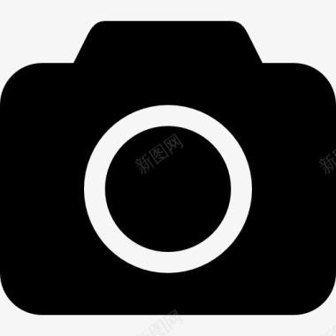 照片的相机黑色的工具图标图标