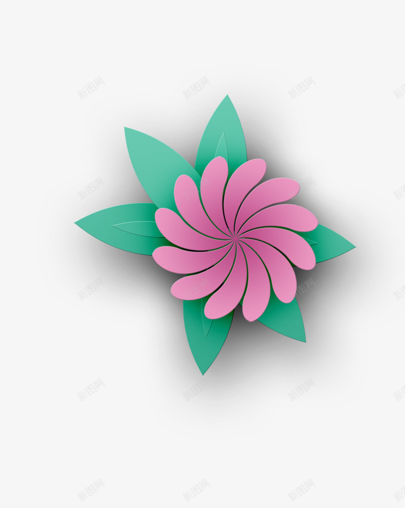 3D立体花朵剪纸png免抠素材_88icon https://88icon.com 3D剪纸 3D微立体 3D新式背景 3D立体纸雕 3D立体花朵 3D视觉效果