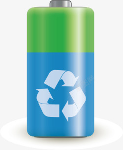 绿色能源电池矢量图素材