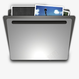 DeFreu立体质感风格电脑图标照片文件夹图标