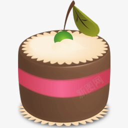 图标蛋糕明巧克力生日蛋图标