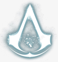 游戏标识炫酷发光刺客信条logo图标高清图片