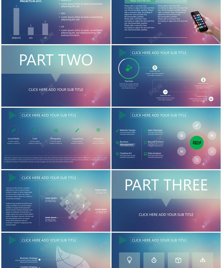 [052]静态精选PPT模板PPT模板_88icon https://88icon.com 模板 精选 静态