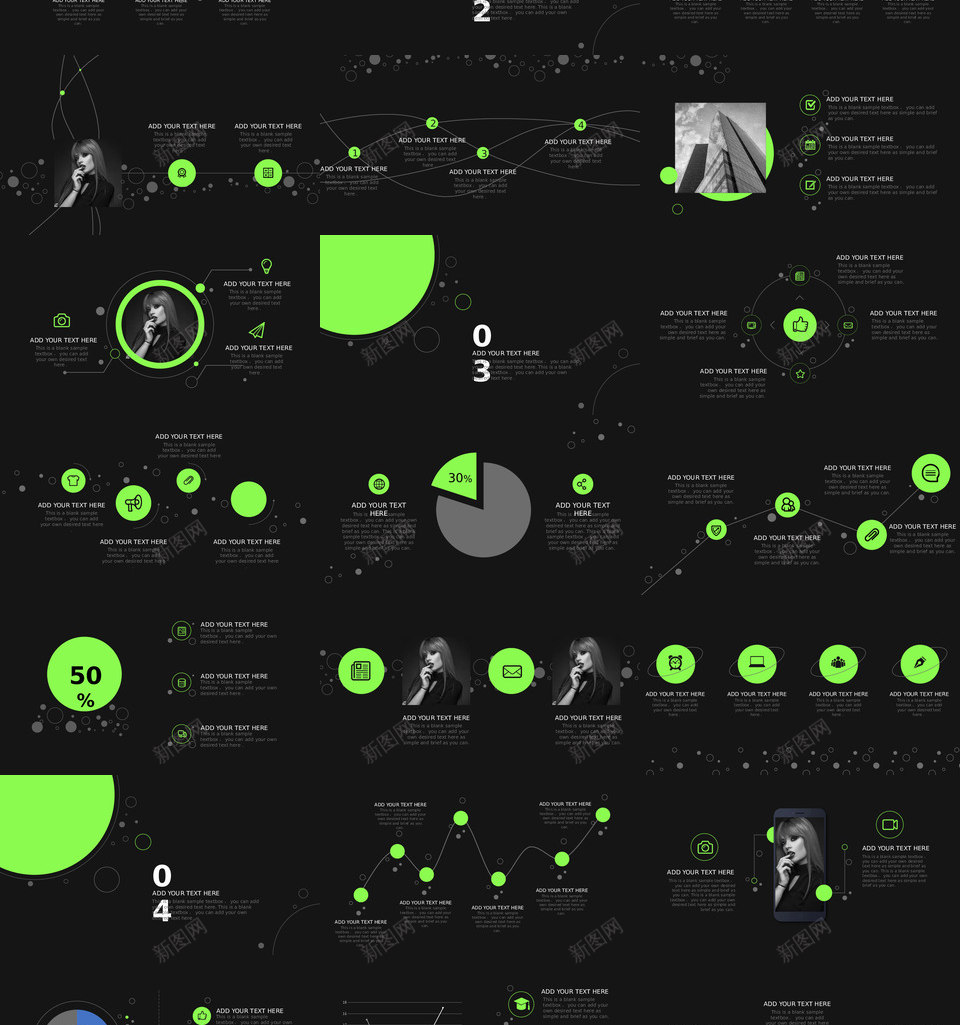 绿黑大气简约工作汇报PPT模板PPT模板_88icon https://88icon.com 绿黑 大气 简约 工作 汇报 PPT 模板