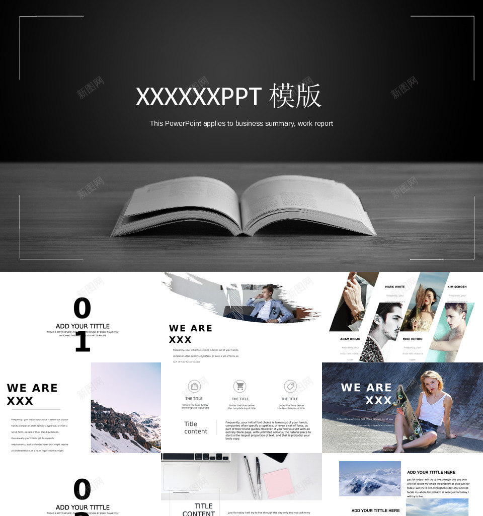 欧美风格PPT20PPT模板_88icon https://88icon.com 欧美 风格 PPT20