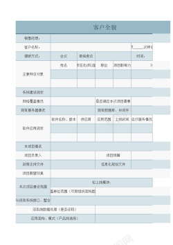 高档客户客户全貌