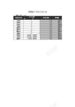 假日海边WEEKDAY和DATE函数计算节假日