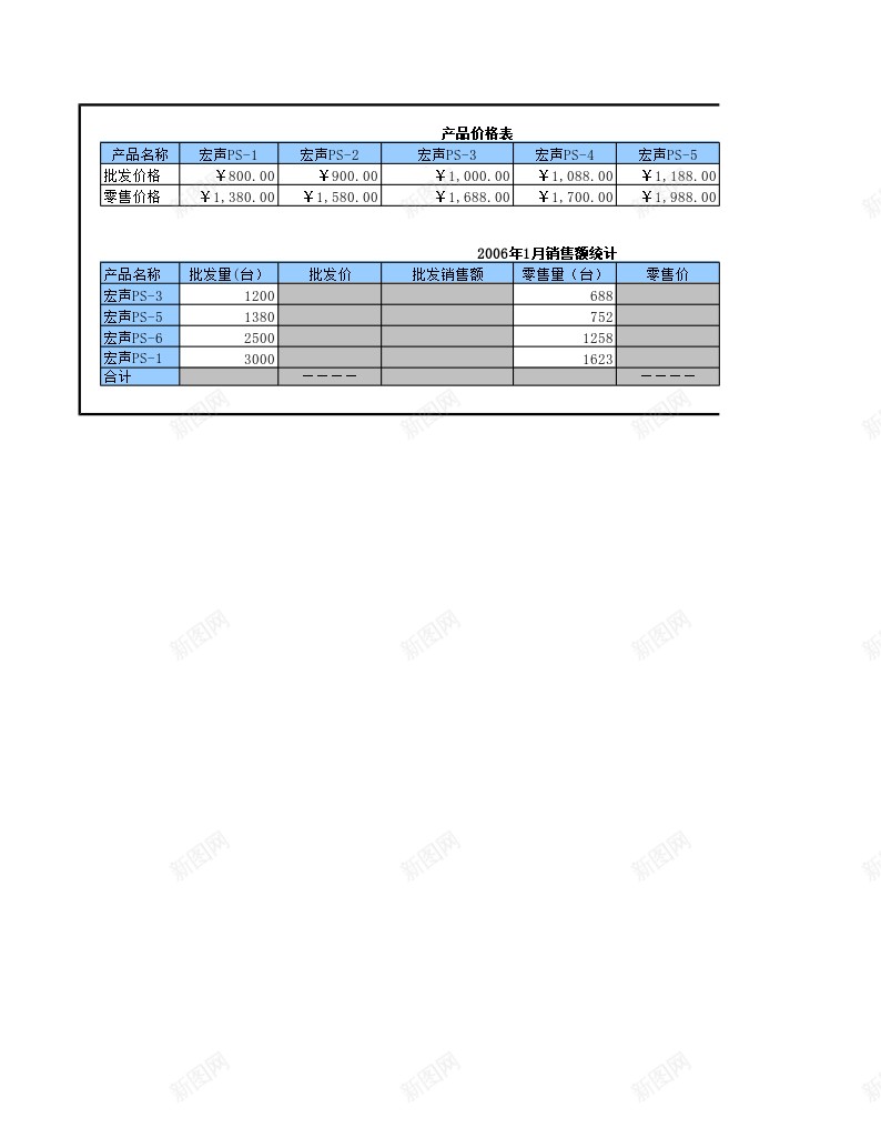 HLOOKUP函数引用产品价格办公Excel_88icon https://88icon.com 产品 价格 函数 引用