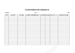 国家标志学院具体承办的国内和国家学术研讨会情况统计表