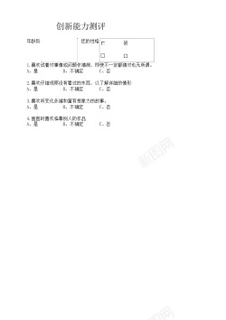 思考创新创新能力测评
