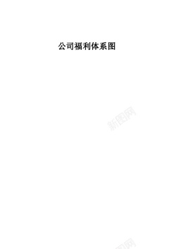 福利到公司福利体系图
