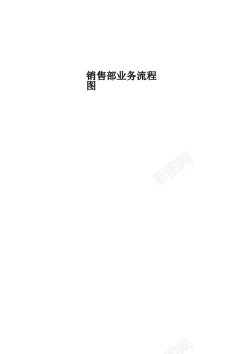 购物流程图销售部业务流程图
